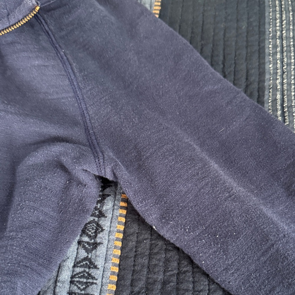 Lilly Pulitzer Women's Navy Half-Zip Pullover - Picture 14 of 16